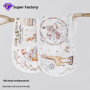 <span class=keywords><strong>Toalla</strong></span> de gasa de leche antiderrames para bebés recién nacidos, almohadilla para babero, tela para eructar funcional impresa, <span class=keywords><strong>toalla</strong></span> para escupir con Protector de <span class=keywords><strong>hombro</strong></span> para uso doméstico - Product Image 2