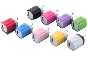 Colorful Thumb Charger Foot 1A 5w mini Charging Head USB US good price for Smartphone Tablet Available Charger