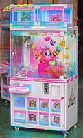 Machine à griffes miniature à monnayeur ACS Source Factory, attrape-peluches, jeu de capsules à prix, prise en charge de l'anglais