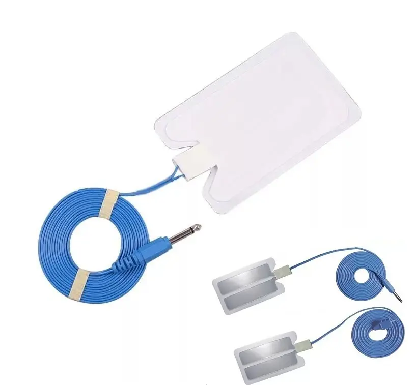 Placa de conexión a tierra electroquirúrgica para Pacientes médicos, Monopolar, ESU, con cable