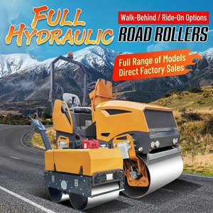 <span class=keywords><strong>Rouleau</strong></span> compresseur routier à double tambour de grande puissance, idéal pour la <span class=keywords><strong>pose</strong></span> d'asphalte, type voiture, utilisé pour l'<span class=keywords><strong>entretien</strong></span> <span class=keywords><strong>et</strong></span> le compactage routier - Product Image 2