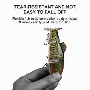 VMJM05-6.5 Top vende attraenti 16.8cm 39g di pittura olografica snodato Baby Bull Shad esche di <span class=keywords><strong>pesce</strong></span> - Product Image 3