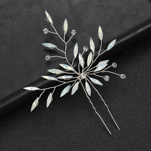 Vente chaude mode cristal épingle à cheveux mariée à la main coiffure de mariage avec matériau en alliage pour anniversaire <span class=keywords><strong>et</strong></span> fiançailles - Product Image 3