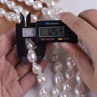 Perle d'eau douce naturelle 11-13 mm, perle blanche en forme de goutte, perle Edison, brin pour la fabrication de bijoux