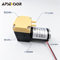 Pompe à air à micro-diaphragme à haute pression négative pour la surveillance environnementale, prise en charge de matériaux de diaphragme personnalisés