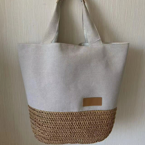 Borsa Tote in cotone e <span class=keywords><strong>lino</strong></span> con PULOGO per uso quotidiano da donna - Product Image 1