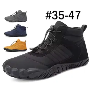 Winter Pelz atmungsaktive Wanderschuhe 35-47 Herren Turnschuhe Outdoor wasserdicht Trekking Bergrennen Sportschuhe Schneestiefel