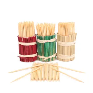 Tusuk Gigi Bambu Terbungkus Kertas dengan Logo Kustom