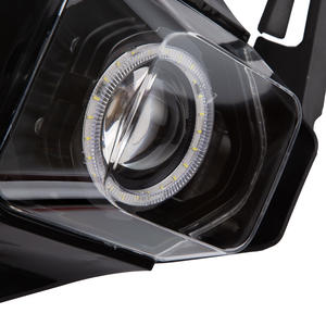 Phare de moto, adapté à la modification du phare LED « Ghost Face » Husqvarna, capot avant de moto tout-terrain - Product Image 6