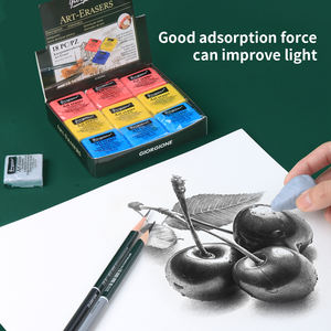 Giorgione 18 pièces/boîte Art <span class=keywords><strong>gomme</strong></span> doux collant croquis pétrissable <span class=keywords><strong>gomme</strong></span> Flexible <span class=keywords><strong>gomme</strong></span> <span class=keywords><strong>gomme</strong></span> pour peinture papeterie - Product Image 5