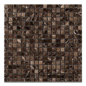 Mármol Natural Oscuro Emperador, Color Mixto para Revestimiento de Paredes Modernas, Pisos de Baño, Mosaico para Ducha - Product Image 3