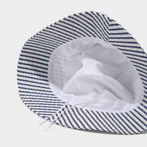 Summer Sun <b>Hat</b> Artistic Striped Flash Diamond Design Wide Brimmed Fisherman Bucket <b>Hat</b> - Product Image 5