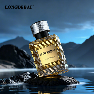 Nuevo Diseño Personalizado de Botella de Perfume con Atomizador, Botella de Vidrio para Perfume de 50 ml y 100 ml, Botella de Perfume Cuadrada Transparente Vacía con Caja - Product Image 2