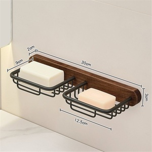 Moderno Dispensador de Jabón de Acero Inoxidable para Montar en la Pared con Ventosas, Diseño Perforado Impermeable para Apartamentos y Hoteles - Product Image 5