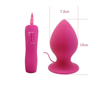 Aphrodisia mainan seks pria, 7 Mode bergetar <span class=keywords><strong>Mega</strong></span> Anal Plug besar silikon Butt Plug kuat hisap cangkir dasar tahan air <span class=keywords><strong>Vibrator</strong></span> Anal - Product Image 5