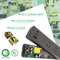 Transformateur haute fréquence PQ4040 2000W 24V, transformateur d'alimentation personnalisé, transformateur de puissance principal combiné résonant pour instrument