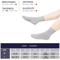 Vente en gros de chaussettes en bambou de qualité supérieure de haute qualité de couleur simple et solide chaussettes d'équipage respirantes pour hommes d'affaires et décontractées