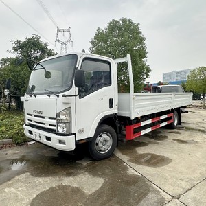 รถบรรทุกอีซูซุ 700P ขนาด 8 ตัน สำหรับงานขนส่งเบา งานโลจิสติกส์ในเมือง รถบรรทุกส่งของแบบมีรั้ว 7 ตัน - Product Image 3