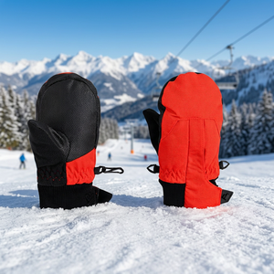 Gants de ski et de snowboard d'extérieur, chauds, coupe-vent, imperméables, compatibles écran tactile, en polyester, pour le cyclisme et les sports d'hiver - Product Image 2