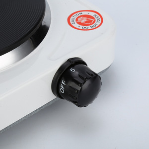 Elite Gourmet <strong>ESB</strong>-301BF# Single Cast Iron Countertop Burner 1000 Watt Electric Hot <strong>Plate</strong> Push Button Control Temperature - Product Image 5