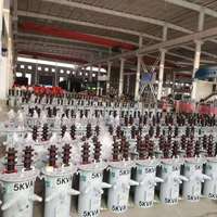 Precio de Fábrica Hongwei 100kVA 125kVA 160kVA 200kVA Transformador de Aislamiento Monofásico Sumergido en Aceite Montado en Poste 50/60Hz