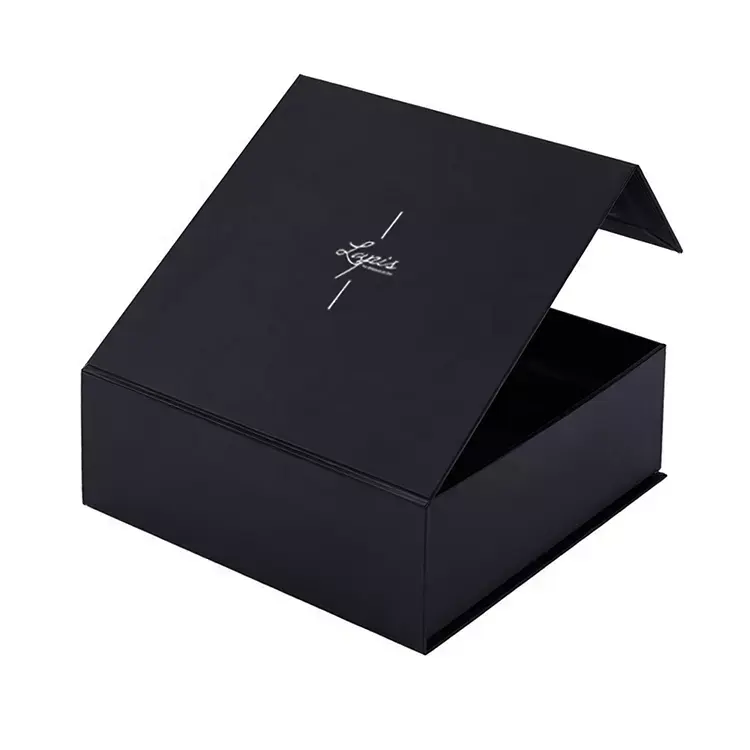 CCNB C2S Foil stamping Custom Apparel Book Shape Packaging Paper Cardboard Box Clothes/Luxury Clothing Packaging Box