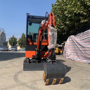 Agricultural <b>Machinery</b> 1.5 Ton 1.7 T Towable Digger Small Bagger Crawler Backhoe Mini Excavator - Product Image 6