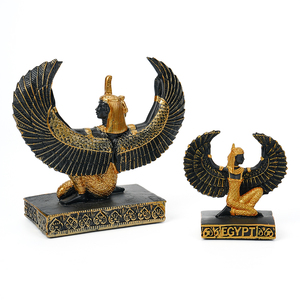 Statue de déesse égyptienne en résine Isis et Bastet, sculpture sur mesure OEM, décoration de l'Égypte ancienne pour la maison et l'hôtel - Product Image 2