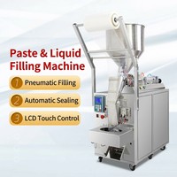 Machine d'emballage verticale automatique multifonctionnelle pour sachets de crème cosmétique industrielle en pâte et liquide