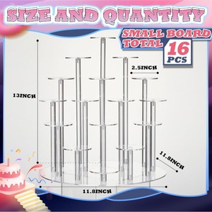 Grosir penjualan terlaris Stan Cupcake <span class=keywords><strong>Display</strong></span> hadiah pemegang berdiri untuk pesta ulang tahun pernikahan dekorasi - Product Image 5