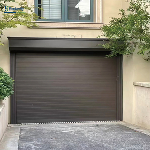 Porte à enroulement en alliage d'aluminium pour villa, appartement, usage commercial, porte de sécurité <span class=keywords><strong>motorisée</strong></span> électrique, design moderne, 5 ans - Product Image 6