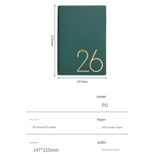 Planificateur quotidien pour anglais portugais espagnol italien-une page par jour planification du temps prise <span class=keywords><strong>de</strong></span> notes caractéristiques-articles divers ménagers - Product Image 2