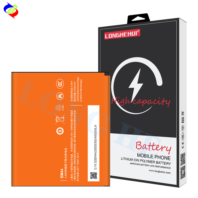 New 2265mAh Replacement Battery for MIUI Redmi 2 Phone Battery BM44 Phone Batteries