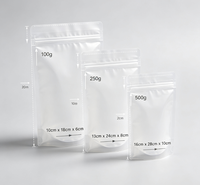 Sachet refermable personnalisé pour snacks, sacs d'emballage alimentaire avec encoche de déchirement et fermeture éclair