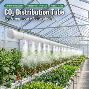 Tubo <span class=keywords><strong>de</strong></span> Distribución <span class=keywords><strong>de</strong></span> CO2 Resistente a los Rayos UV, Tubo Flexible <span class=keywords><strong>de</strong></span> Difusión <span class=keywords><strong>de</strong></span> Aire, Tubo <span class=keywords><strong>de</strong></span> Fertilizante <span class=keywords><strong>de</strong></span> CO2 para Cultivos en Invernadero e Hidroponía - Product Image 2