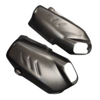 MOQ1 Accesorios para Carenado de Motocicleta, Cubierta de Escape de Fibra de Carbono Real para Ducati Panigale/Streetfighter V4 2021 - 2024