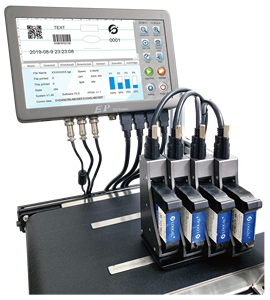 Stampante a Getto d'Inchiostro NASCENCE EP con <span class=keywords><strong>4</strong></span> Testine di Stampa, Tecnologia TIJ per Codici GS1UDI, Imballaggi in Cartone, 220V, Grado Automatico, Garanzia di 1 Anno - Product Image 2
