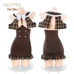 Costume da Detective Sexy Aderente con Scollatura Profonda per Donna - Product Image 5