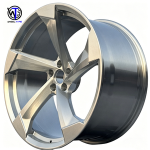Rines Forjados de 17 18 19 20 21 22 Pulgadas 5X120 5X112, Plateados, Diseño Cóncavo Profundo, Personalizados para <span class=keywords><strong>Audi</strong></span> S8 RS8 A4 A6 A7 A8 SQ5 <span class=keywords><strong>Q8</strong></span> - Product Image 1