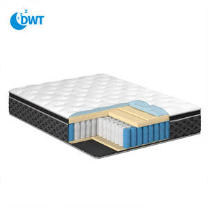 Matelas de lit pliant bon marché Matelas en boîte tissu King Size hôtel Matelas à ressorts ensachés en gel de latex naturel mousse à mémoire de forme - Product Image 5