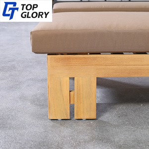 TG-Lit <span class=keywords><strong>de</strong></span> repos <span class=keywords><strong>de</strong></span> luxe en aluminium Chaise longue d'extérieur pour patio, plage, piscine et cour Chaises longues Meubles - Product Image 3