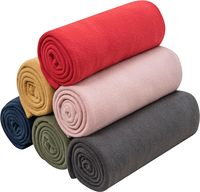 Couverture micro-polaire promo de haute qualité pour cadeau de Noël décor à la maison canapé animal de compagnie