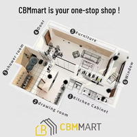 Porte de garage automatique pliante en alliage d'aluminium CBMmart, moderne, à haute vitesse, étanche et finie