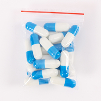 Capsules de gélatine vides élégantes à finition mate, coques rigides creuses de couleur personnalisée de qualité supérieure pour marques de produits de santé de luxe, taille 0 00