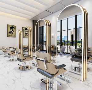 2022 Offre Spéciale station de miroir de beauté lumineuse station de vanité de style miroir classique station de miroir de beauté pour la coiffure - Product Image 6