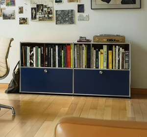 Armoire <span class=keywords><strong>de</strong></span> <span class=keywords><strong>rangement</strong></span> modulaire moderne en acier inoxydable, taille personnalisable, buffet à 2 portes, montage facile, utilisation dans le salon, couleur au choix - Product Image 1