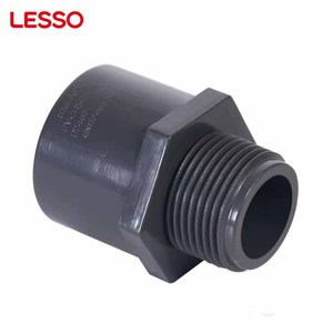 LESSO ASTM Tiêu Chuẩn Lịch Trình 80 PVC Ống Nhựa Phụ Kiện Nam Adapter - Product Image 2
