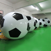 Ballon gonflable publicitaire personnalisé, grand ballon de football gonflable, ballon de football gonflable pour jeu, événement, décoration commerciale