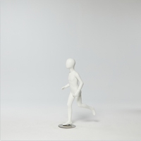 Mannequin enfant en fibre de verre grandeur nature avec tête, pour vitrine, modèle européen original