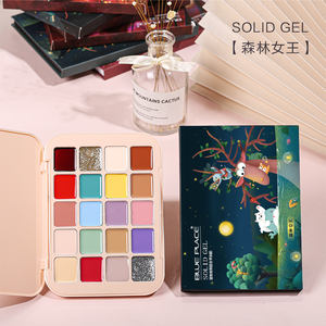 พาเลทเจลทาเล็บแบบแข็ง20สีสำหรับทำเล็บแบบเปลือยเจลเพื่อความงามสำหรับการทาเล็บ - Product Image 2